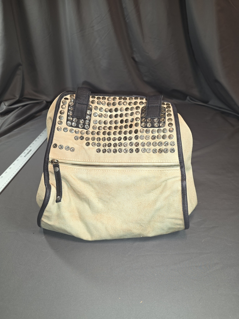 Free People Studded Expandable Tote Bag — NWT - Picture 4 of 12